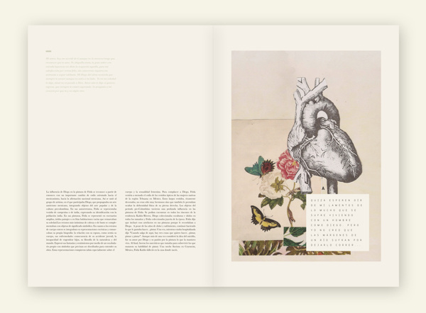 Frida Kahlo . Hacedores de mundo on Behance #spreads