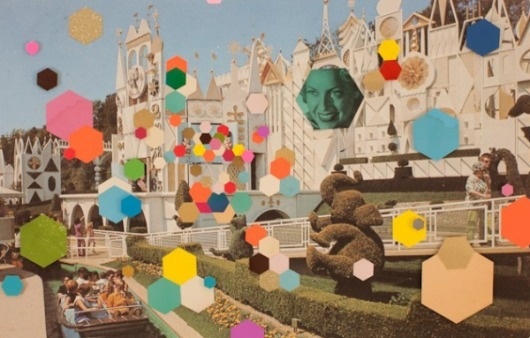 Kelly O'Connor's Psychedelic Collages - Art Crush #colourful #kelly #geometric #oconnor