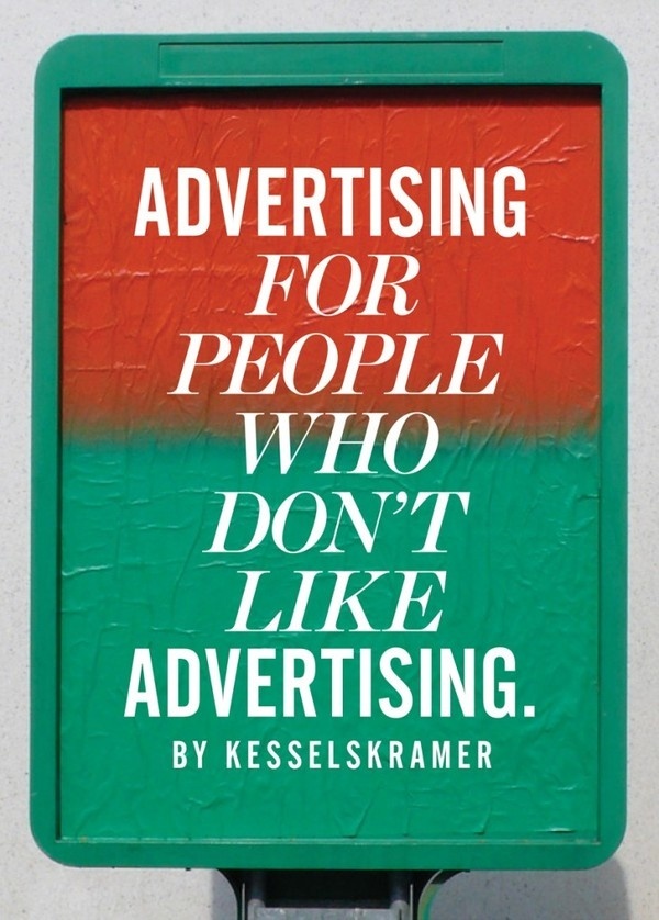 www.kesselskramer.com #design #advertising #gradient #poster #typography