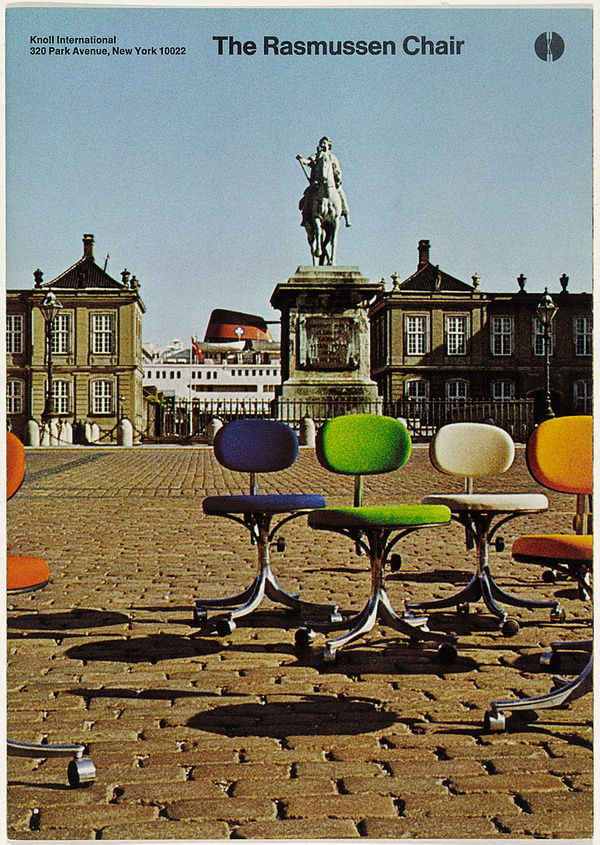 The Rasmussen Chair Cover by Massimo Vignelli #massimo #vignelli #advertising #cover #knoll