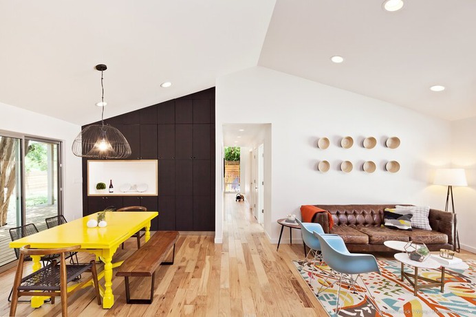 Y House, an Addition and Renovation to a 1960's Texas Ranch Style House