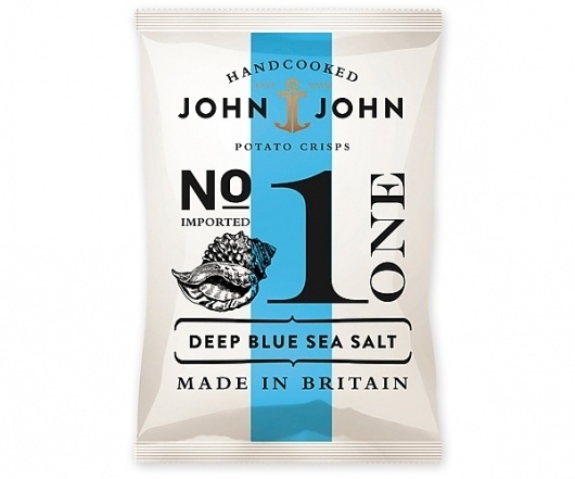Packaging In Brief: John & John Crisps « BP&O – Logo, Branding, Packaging & Opinion by Richard Baird #packaging #chips #crisps