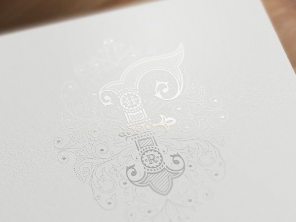 F Monogram by JC Desevre #monogram #lettering #design #graphic