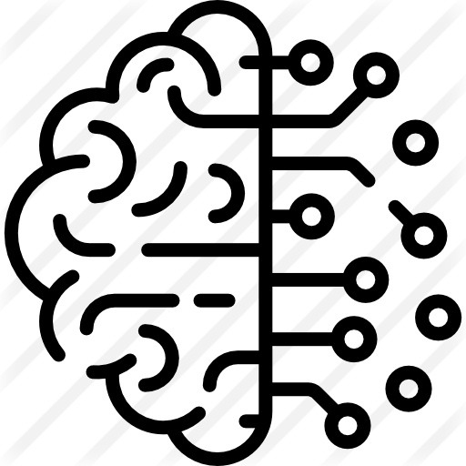 See more icon inspiration related to brain, AI, automaton, futuristic, Science fiction, robotics, artificial intelligence, electronics, education, connection and technology on Flaticon.