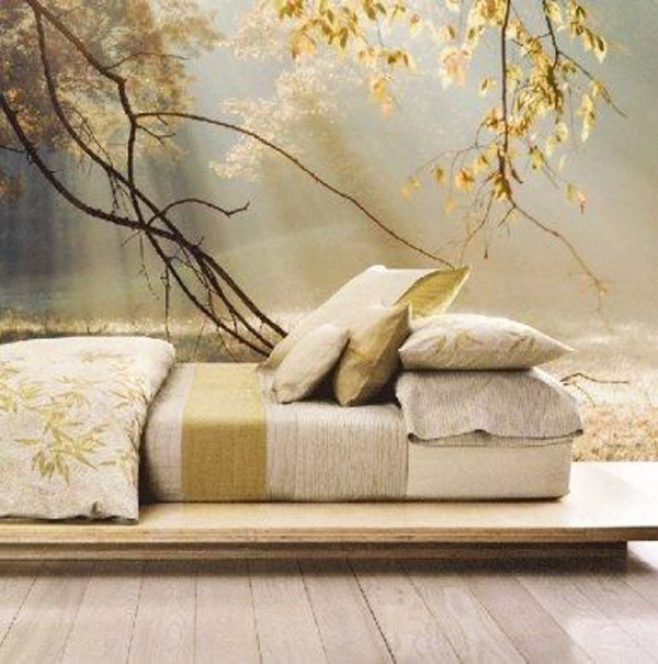 Go nature with the landscape photograph wall decal of sun rays in the morning