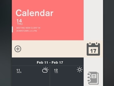 Task #flat #weather #calendar #clean #task #minimal