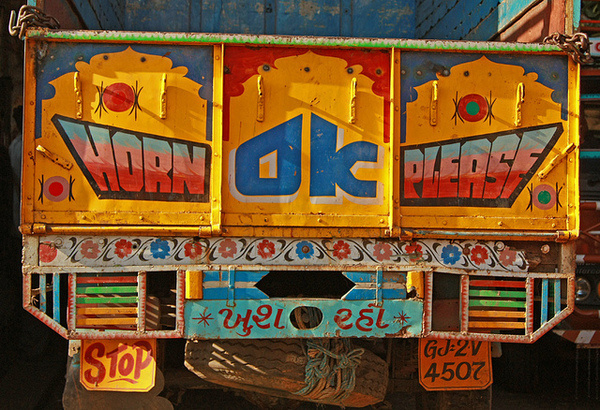 photo #truck #indian #hand #painting