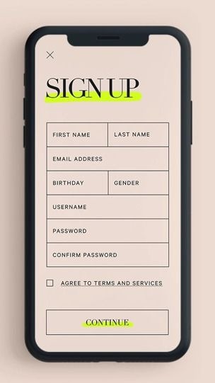 Sign Up
