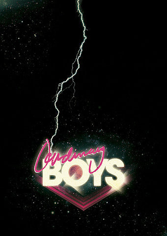 Ordinary Boys Henrik Stelzer 2009 #neon #ordinary #design #graphic #retro #future #lightning #boys #80s #dark #typography