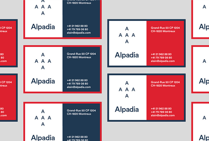 Alpadia Language Schools by Jorge León #brand design #stationery