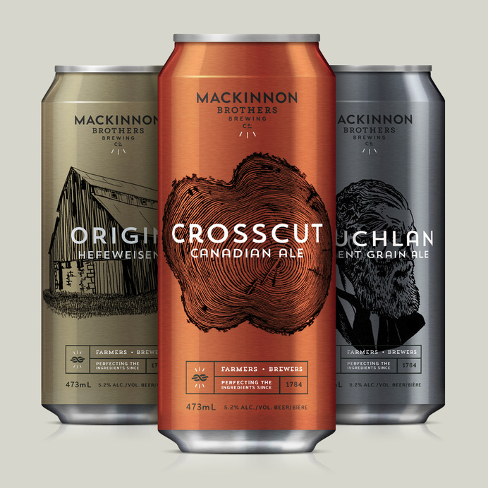 MacKinnon Brothers Brewing Co. #brewery #beer #canada #branding #packaging #design #craft #package