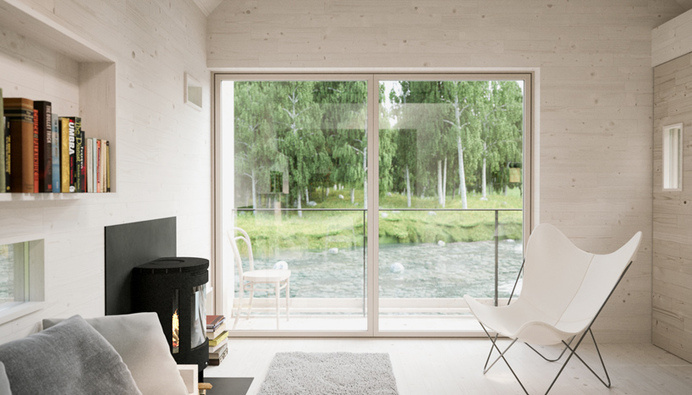 wild cabins wide open moxon architects designboom #cabin