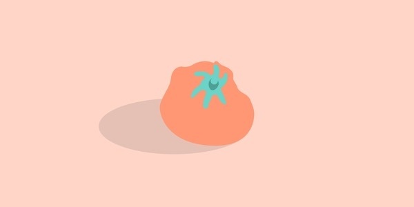 La Tomatina #flat #vector #design #tomato #illustration #vegetable #pain