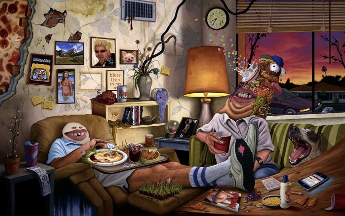 Humorous Fine Art Paintings by Sean Norvet