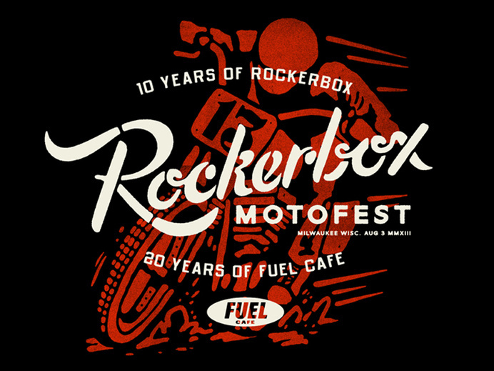 Typography and Motorcycles Go Together Like Coffee and Cake (20 Artworks)