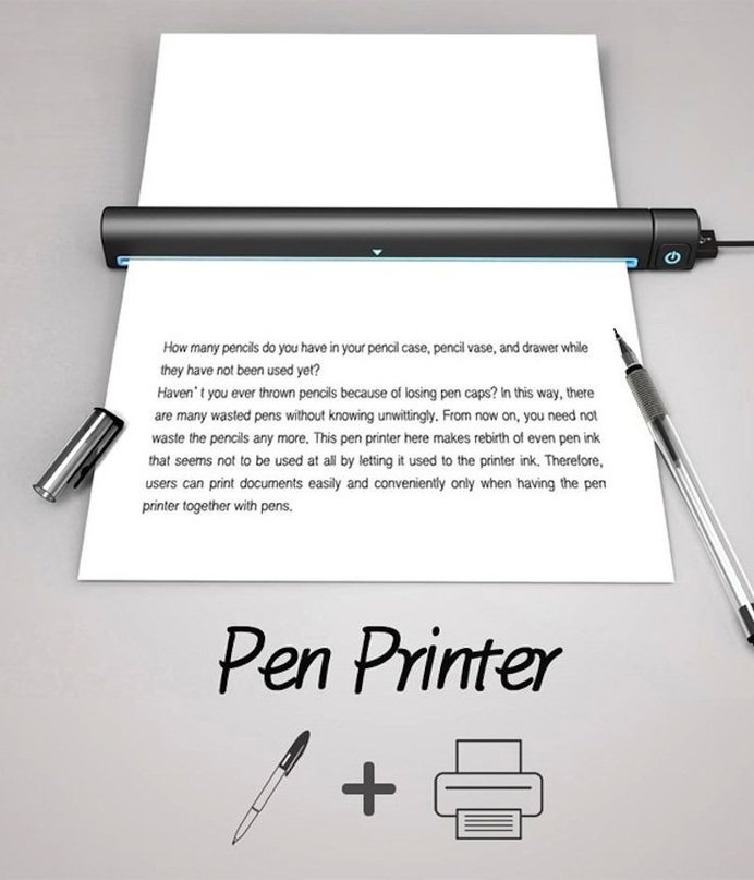 A smart device to make any mobile office complete. The Pen Printer is a pocket-sized wonder that allows documents to be created virtually an #modern #design #product #industrial #printer #pen #style
