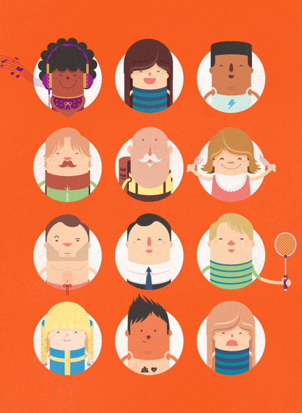Jay Quercia - GE Pulse on Behance #illustration #vector #character #cute #awesome