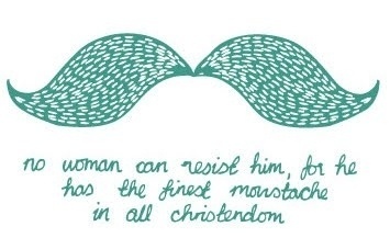 Louise Evans Illustration #illustration #superduperthings #moustache