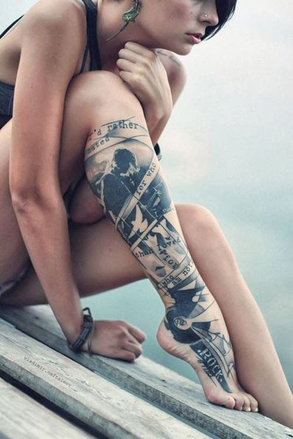 50+ AMAZING CALF TATTOOS