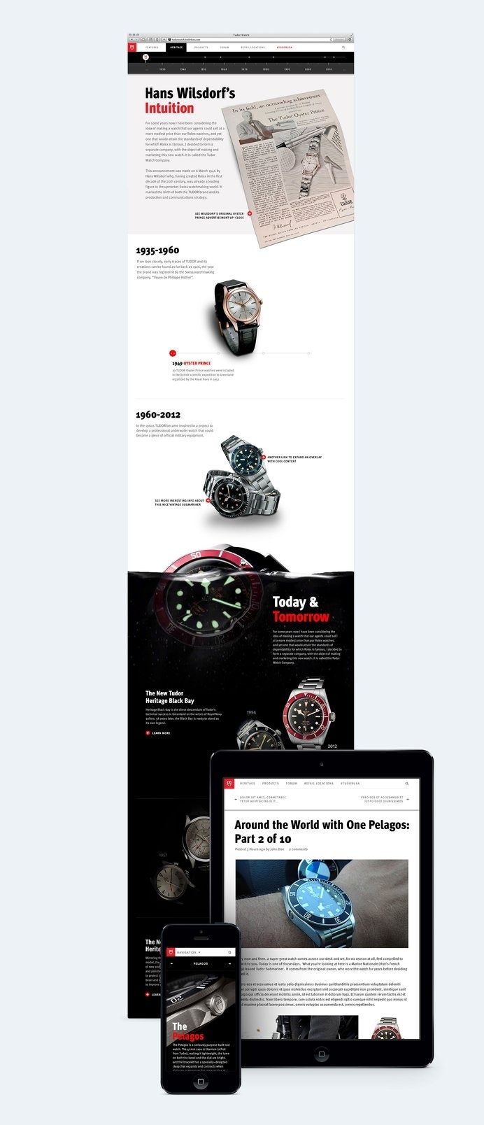Wondersauce Work / Tudor Watches Wondersauce.com #tudor #responsive #hodinkee #time #watch #watches #wondersauce