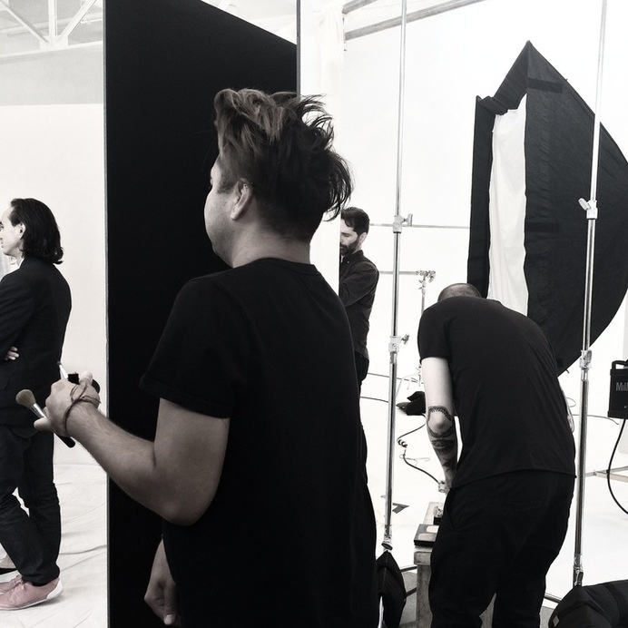 www.kayleighryleydesign.com is shooting the new look for a well known cosmetics brand at MILK Studios in LA. Coming Jan 2015 !Â #hairandmakeup #h&m #design #photography #studio #fashion #blackandwhite #bts #beauty