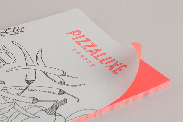 Pizza Luxe designed by Touch #lines #pizza #neon
