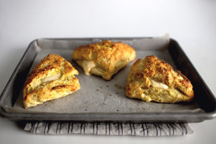 Honey Ricotta Stuffed Scones