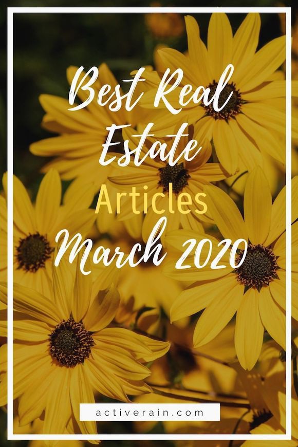 Helpful Real Estate Articles for Buyers and Sellers March 2020