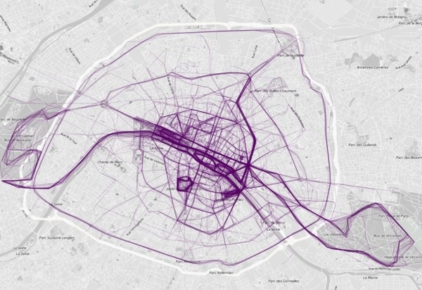 Where People Run Series – Fubiz™ #running #infographic #map