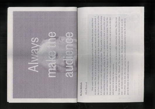 The Unfinished Works - Scott Langer — Graphic Design #design #graphic #newspaper #layout #editorial #typography
