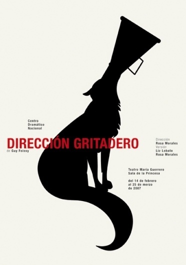 CDN : Isidro Ferrer #design #graphic #poster #wolf #art