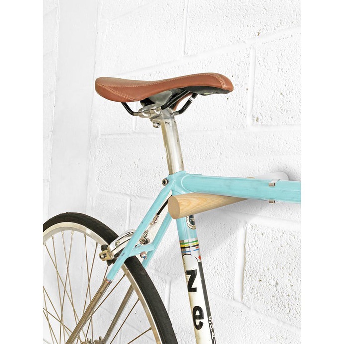 STIKZ Wall mounted bike rack Bicycle Storage Wooden bike image 2