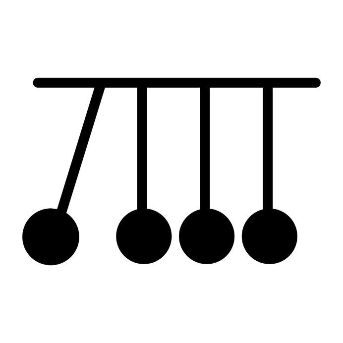 See more icon inspiration related to momentum, physics, energy, newtons cradle and education on Flaticon.