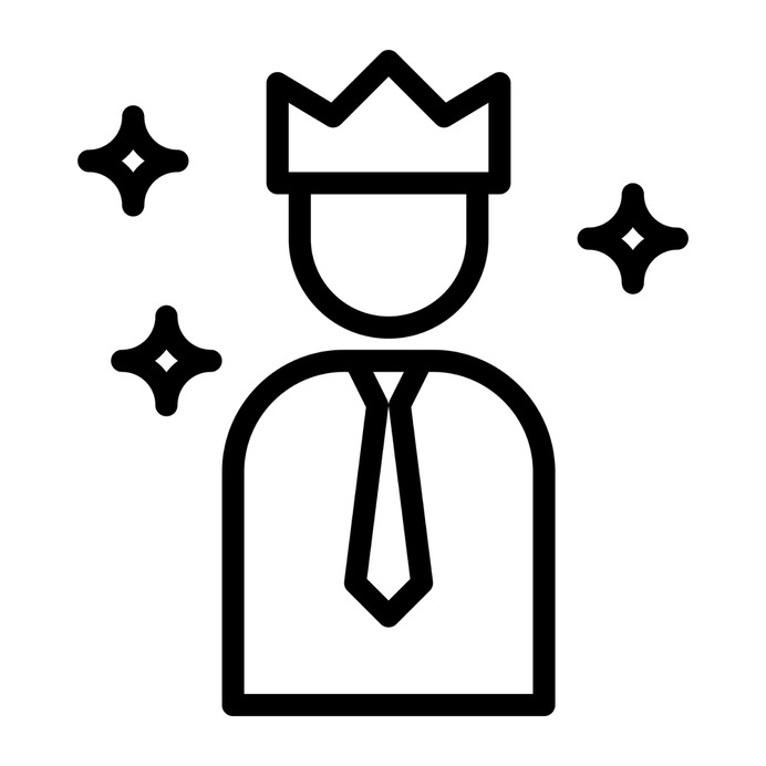 See more icon inspiration related to king, success, champion, Salesman, man, businessman, winner, people, business, cultures and business and finance on Flaticon.