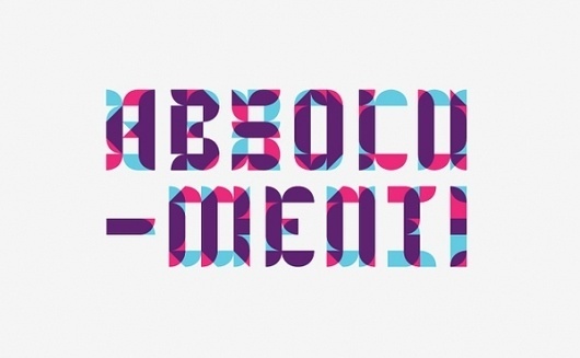 Benedictine type on Typography Served #typography