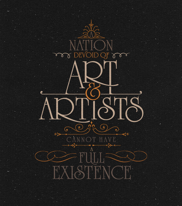 Typographic Ataturk Quotes #type