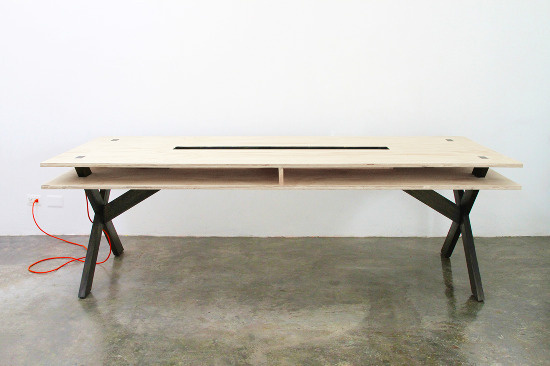 Work Table 02 Series Miguel de la Garza #furniture #design