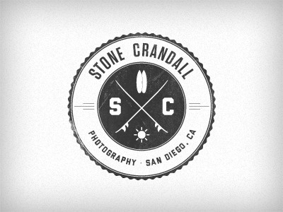 Dribbble SC Logomark v2 by Keiran Flanigan #logo #round #retro #vintage