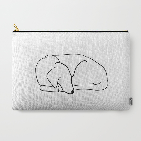 Sleepy Dog Carry-All Pouch