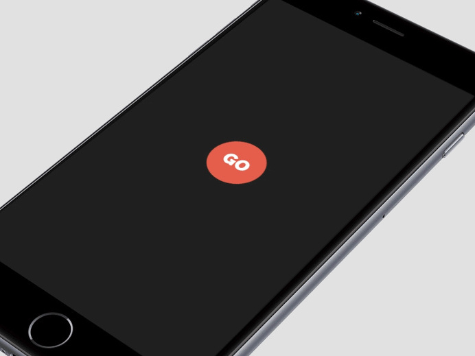Cool loading animation on a mobile phone #animation #loader #circle
