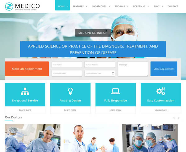 Medical and Health Joomla Template