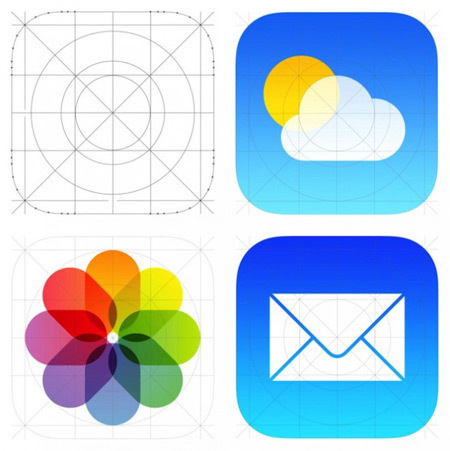 iOS Flat Icons