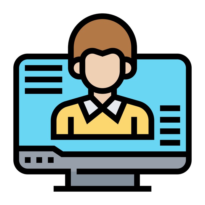 See more icon inspiration related to chat, business and finance, video conference, teleconference, videoconference, web cam, chat bubble, telemarketer, assistance, conference, communications, meeting, operator, business, screen, computer and video on Flaticon.