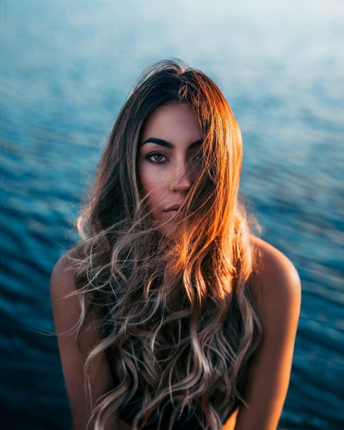 Colorful and Moody Female Portrait Photography by Elliott Eng