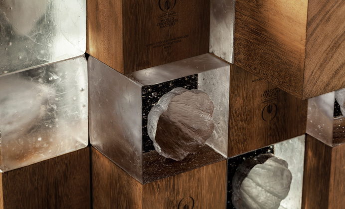 World chocolate masters trophy best win winner award design inspiration designblog gold golden silver crafted handcrafted wood wooden beaut