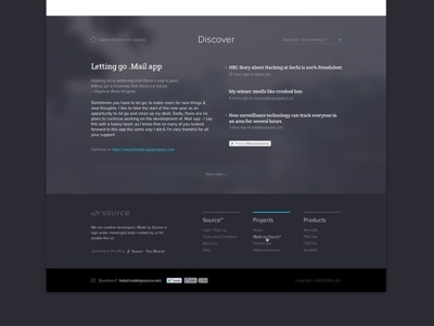 Footer #webdesign #interface #navigation #footer