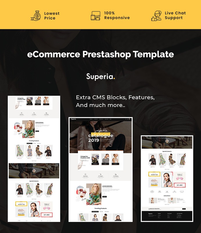 #Superia - #Fashion #Boutique #Style & #Apparels - #Prestashop #Responsive #Theme #eCommerce #Website #Design #Template