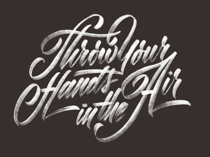 Hand lettering #type #script