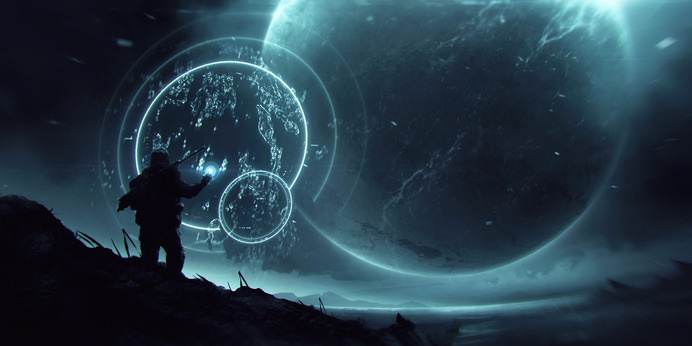 MOODCASE #hologram #planet #space