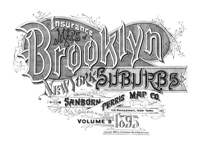 The Typography of Sanborn New York City Maps